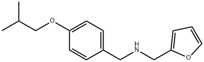 2-Furyl-N-(4-isobutoxybenzyl)methanamine 结构式