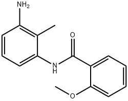 N-(3-Amino-2-methylphenyl)-2-methoxybenzamide 结构式