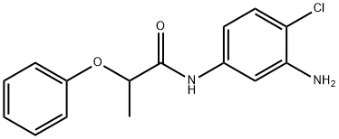 N-(3-Amino-4-chlorophenyl)-2-phenoxypropanamide 结构式