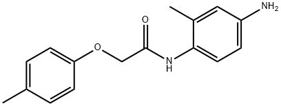 N-(4-AMINO-2-METHYLPHENYL)-2-(4-METHYLPHENOXY)-ACETAMIDE 结构式