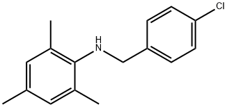 N-(4-Chlorobenzyl)-2,4,6-trimethylaniline 结构式