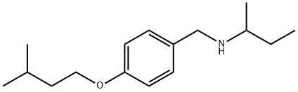 N-[4-(Isopentyloxy)benzyl]-2-butanamine 结构式