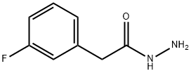 2-(3-氟苯基)乙酰肼 结构式