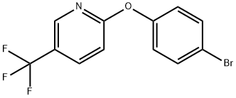 2-(4-溴苯氧基)-5-(三氟甲基)吡啶 结构式