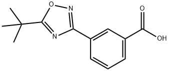 3-(5-叔丁基-1,2,4-恶二唑-3-基)苯甲酸 结构式