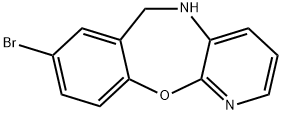 8-溴-5,6-二氢苯并[F]吡啶[2,3-B][1,4]氧氮杂卓 结构式