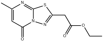 (7-甲基-5-氧代-5H-[1,3,4]噻二唑并[3,2-A]嘧啶-2-基) 结构式