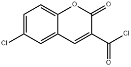6-氯-2-氧代-2H-色烯-3-甲酰氯 结构式
