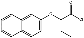 2-(2-萘氧基)丁酰氯化物 结构式