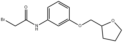 2-BROMO-N-[3-(TETRAHYDRO-2-FURANYLMETHOXY)PHENYL]-ACETAMIDE 结构式