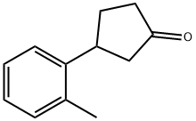 3-(2-Methylphenyl)cyclopentanone 结构式