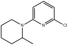 1-(6-Chloro-2-pyridinyl)-2-methylpiperidine 结构式
