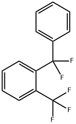 1-(DIFLUOROPHENYLMETHYL)-2-(TRIFLUOROMETHYL)BENZENE 结构式