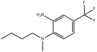 N~1~-Butyl-N~1~-methyl-4-(trifluoromethyl)-1,2-benzenediamine 结构式