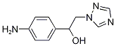 1-(4-Amino-phenyl)-2-[1,2,4]triazol-1-yl-ethanol 结构式