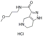 N-(3-Methoxypropyl)-4,5,6,7-tetrahydro-1H-pyrazolo[4,3-c]pyridine-3-carboxamide hydrochloride