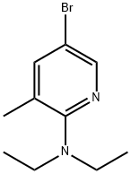 5-Bromo-N,N-diethyl-3-methyl-2-pyridinamine 结构式