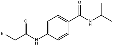 4-[(2-Bromoacetyl)amino]-N-isopropylbenzamide 结构式