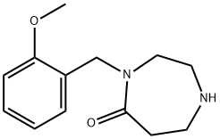 4-(2-Methoxybenzyl)-1,4-diazepan-5-one 结构式