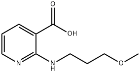 2-[(3-Methoxypropyl)amino]nicotinic acid 结构式