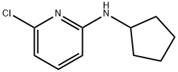 6-Chloro-N-cyclopentyl-2-pyridinamine 结构式