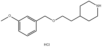 4-{2-[(3-Methoxybenzyl)oxy]ethyl}piperidinehydrochloride 结构式