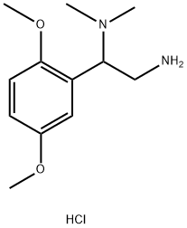 1-(2,5-Dimethoxy-phenyl)-N*1*,N*1*-dimethyl-ethane-1,2-diamine dihydrochloride 结构式