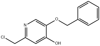 5-(Benzyloxy)-2-(chloromethyl)-4-pyridinol 结构式
