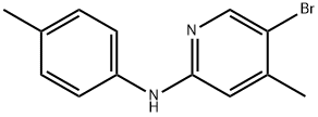 5-Bromo-4-methyl-N-(4-methylphenyl)-2-pyridinamine 结构式