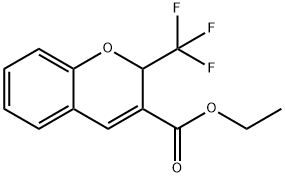 Ethyl 2-(trifluoromethyl)-2H-chromene-3-carboxylate 结构式