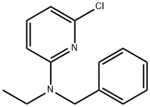 N-Benzyl-6-chloro-N-ethyl-2-pyridinamine 结构式
