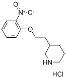 3-[2-(2-Nitrophenoxy)ethyl]piperidinehydrochloride 结构式