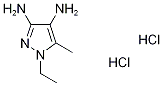 1-乙基-5-甲基-1H-吡唑-3,4-二胺二盐酸盐 结构式