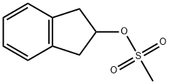 2,3-二氢-1H-茚-2-基甲烷磺酸酯 结构式