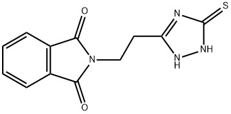 2-[2-(5-硫代-1,2-二氢-1,2,4-三唑-3-基)乙基]异吲哚啉-1,3-二酮 结构式