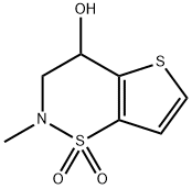 2-甲基-3,4-二氢-2H-噻吩并[2,3-E][1,2]噻嗪-4-醇1,1-二氧化物 结构式