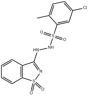 benzenesulfonic acid, 5-chloro-2-methyl-, 2-(1,1-dioxido-1 结构式