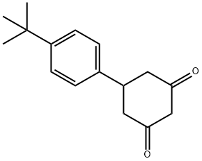 5-(4-叔丁基苯基)环己烷-1,3-二酮 结构式