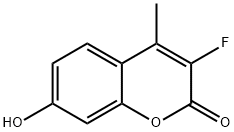 3-Fluoro-7-hydroxy-4-methyl-2H-chromen-2-one 结构式
