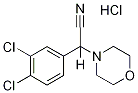 (3,4-Dichloro-phenyl)-morpholin-4-yl-acetonitrile hydrochloride 结构式