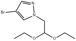 4-溴-1-(2,2-二乙氧基乙基)-1H-吡唑 结构式