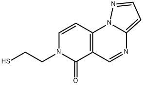 7-(2-巯基乙基)吡唑并[1,5-A]吡啶并[3,4-E]嘧啶-6(7H)-酮 结构式