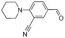 5-甲酰基-2-(哌啶-1-基)苯甲腈 结构式