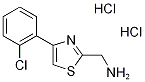 {[4-(2-氯苯基)-1,3-噻唑-2-基]甲基}胺二盐酸盐 结构式