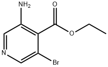 3-氨基-5-溴异氰尿酸乙酯 结构式