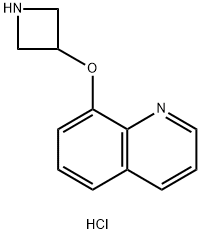 8-(AZETIDIN-3-YLOXY)QUINOLINE DIHYDROCHLORIDE 结构式