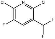 2,6-二氯-3-(二氟甲基)-5-氟吡啶 结构式