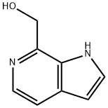 1H-吡咯并[2,3-C]吡啶-7-基甲醇 结构式