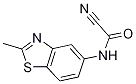 5-[(氰基羰基)氨基]-2-甲基-1,3-苯并噻唑 结构式