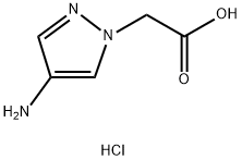 (4-Amino-1H-pyrazol-1-yl)acetic acid hydrochloride 结构式